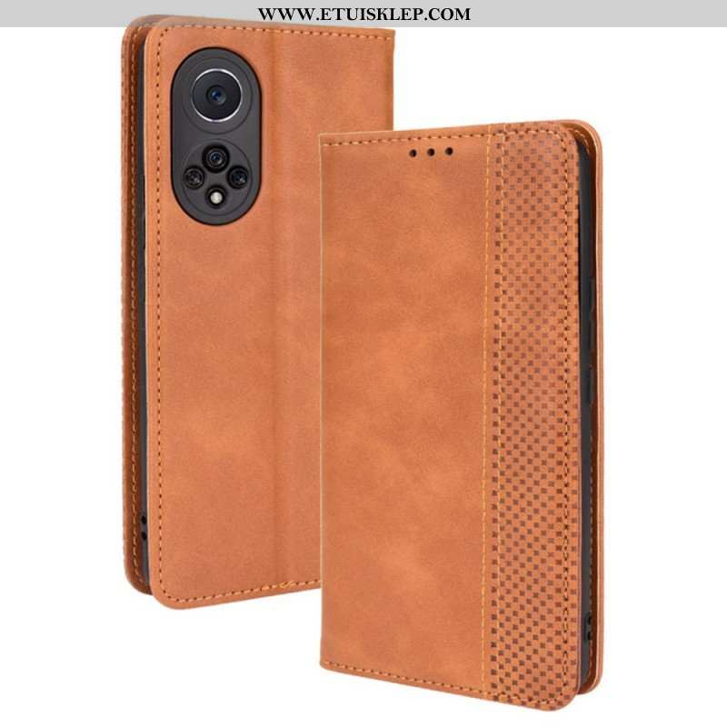 Etui Na Telefon do Honor 50 Pro Etui Folio Profesjonalny Stylizowany Efekt Skóry W Stylu Vintage